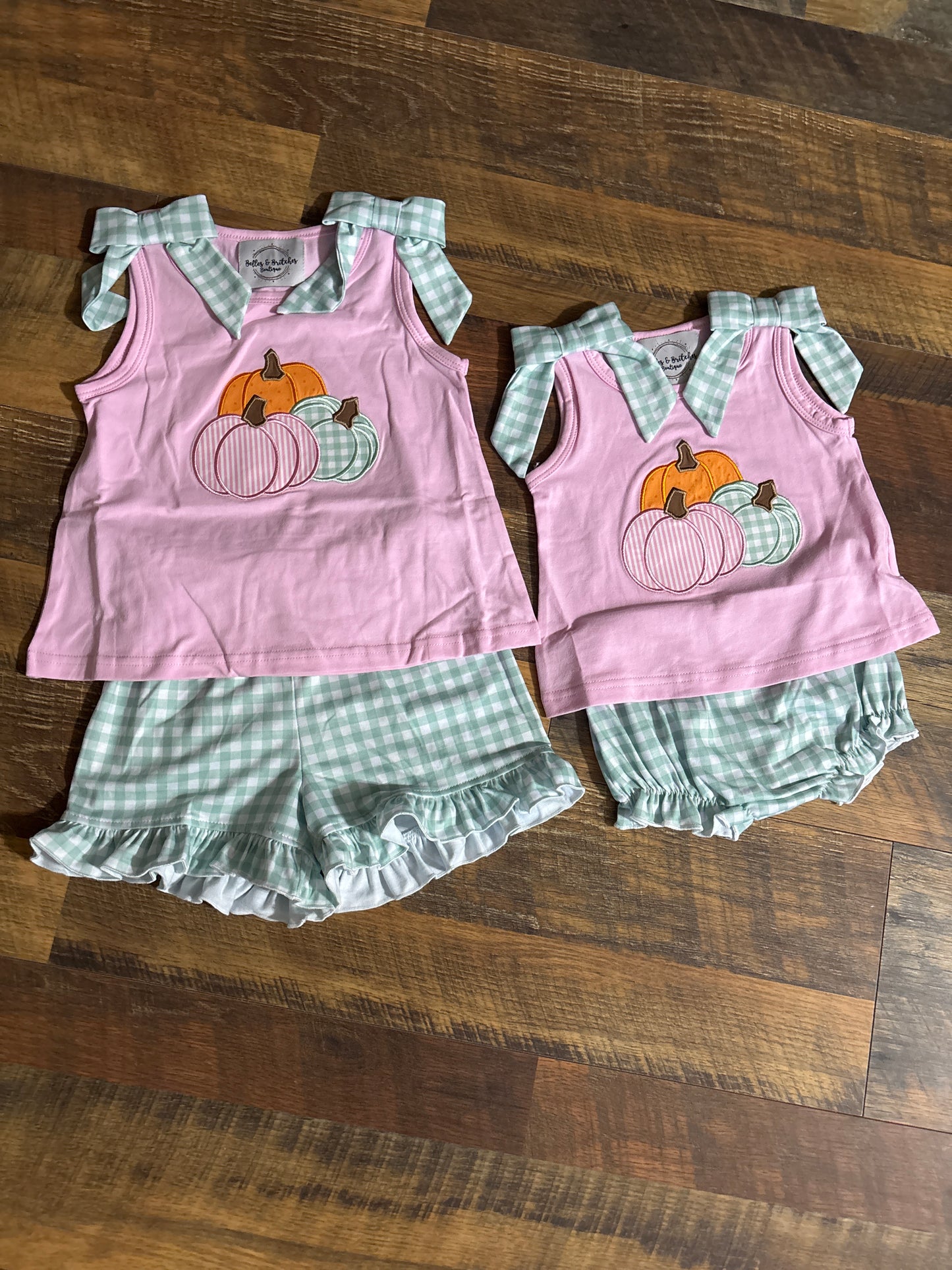 Plaid & Patchy Pumpkin Sibling Collection