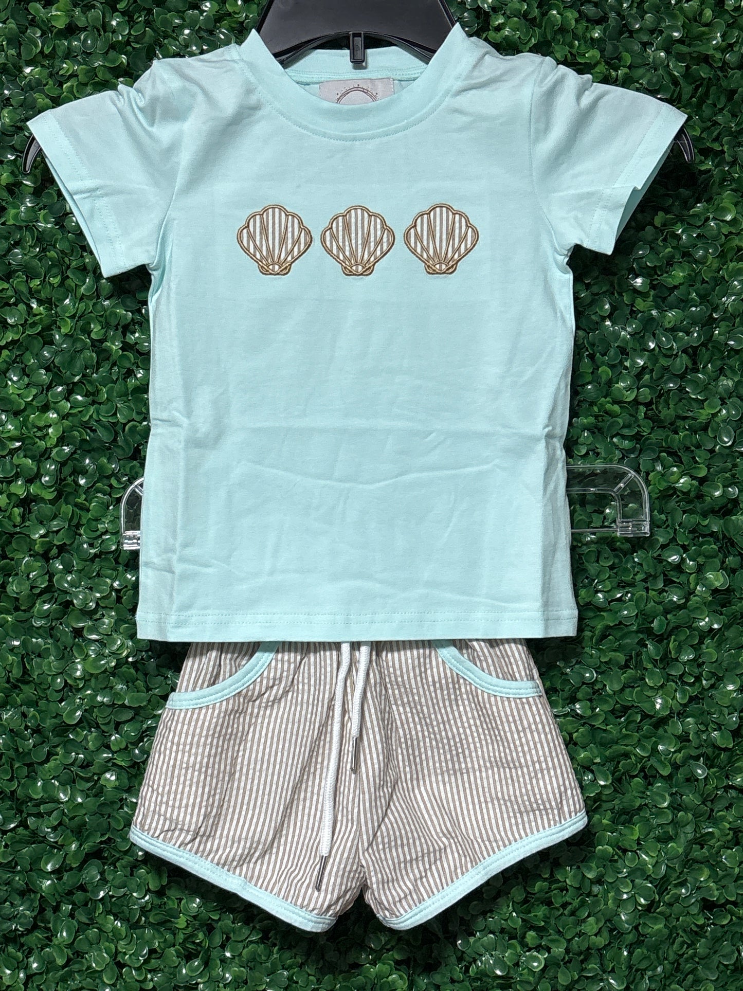 Sea Shell Trio Boy Short Set