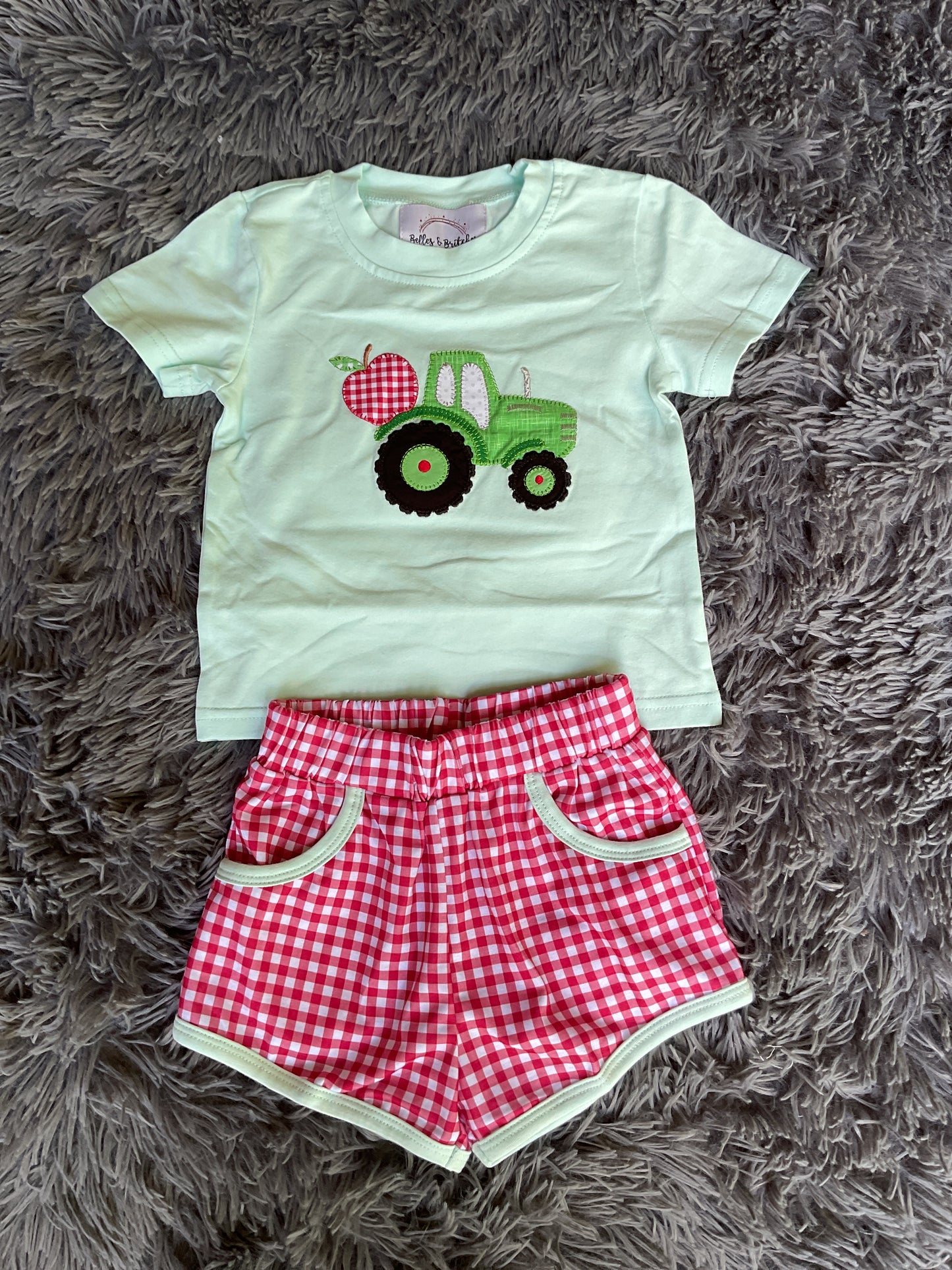 Rolling Into School Boy Short Set