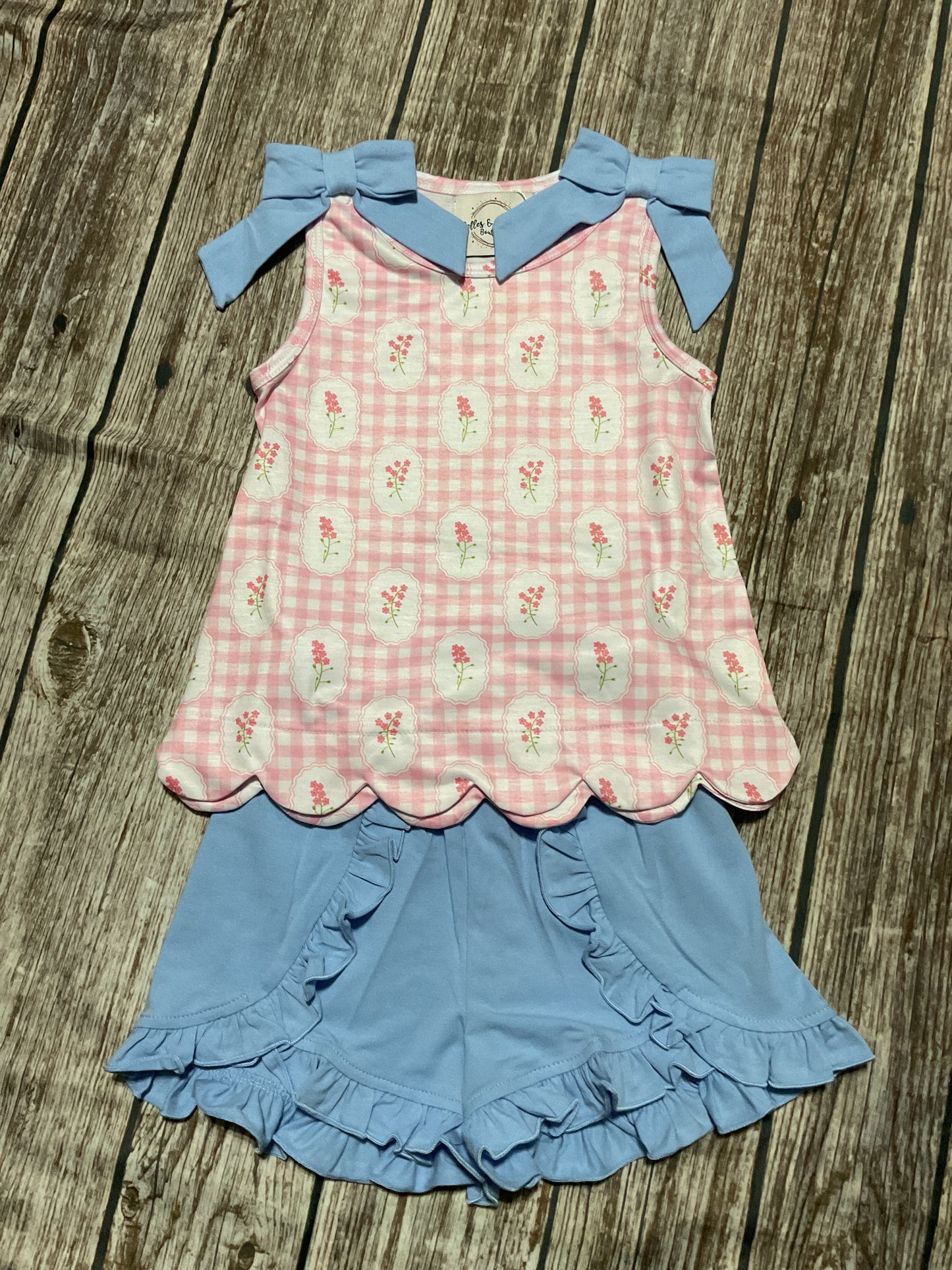 Wildflower Whimsy Girl Short Set