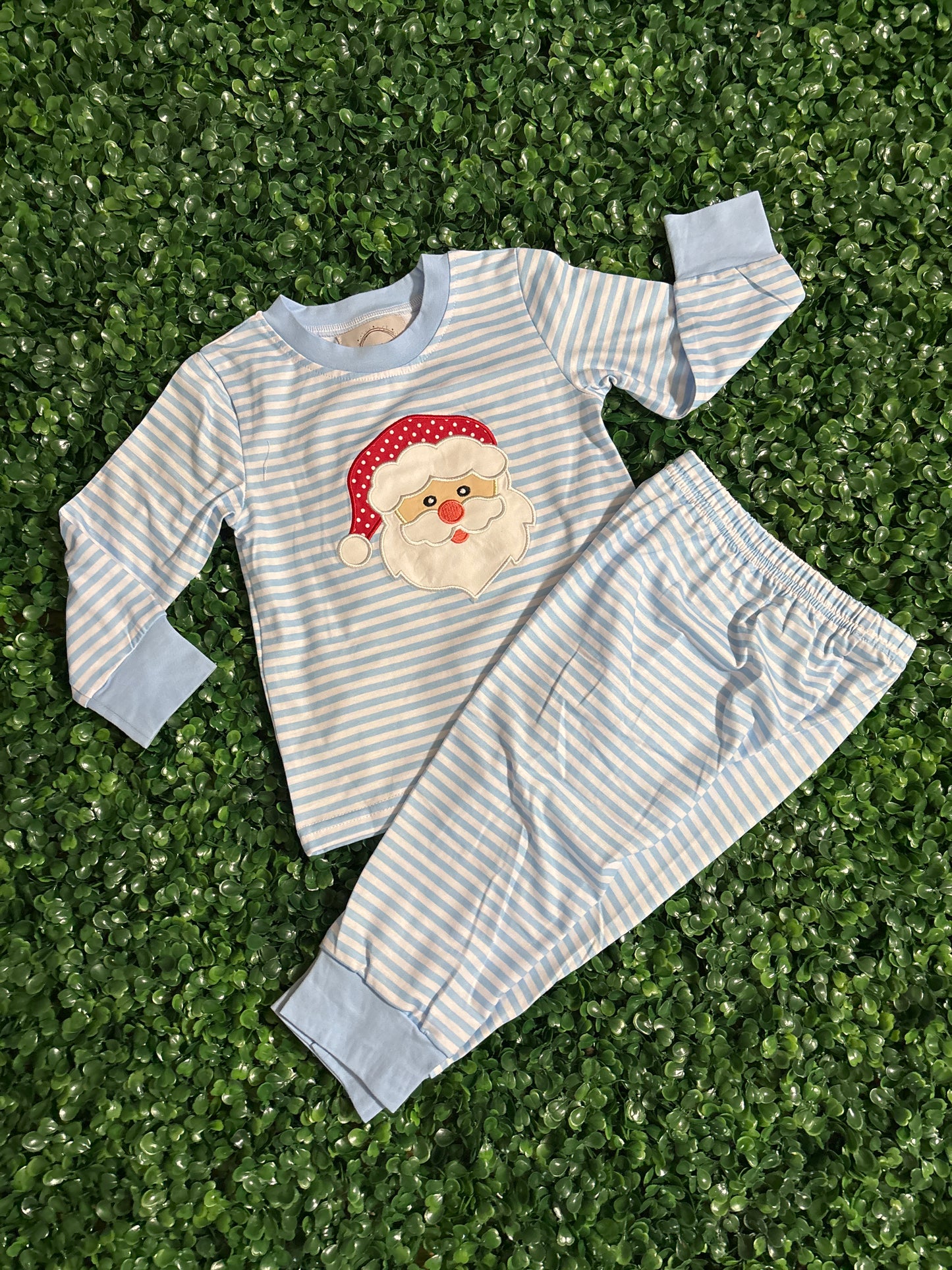 Striped Santa Sibling Jammies