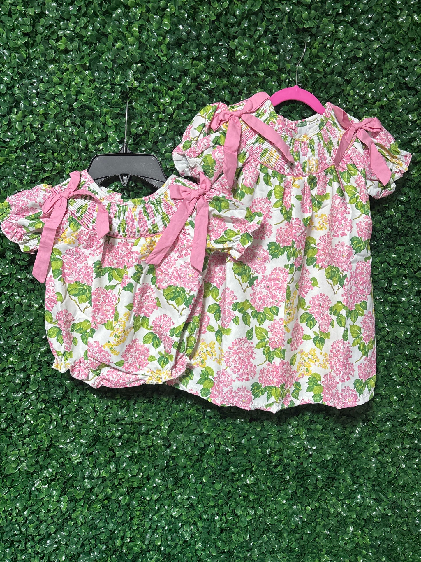 Hydrangea Blossom Sister Collection Machine Smocked