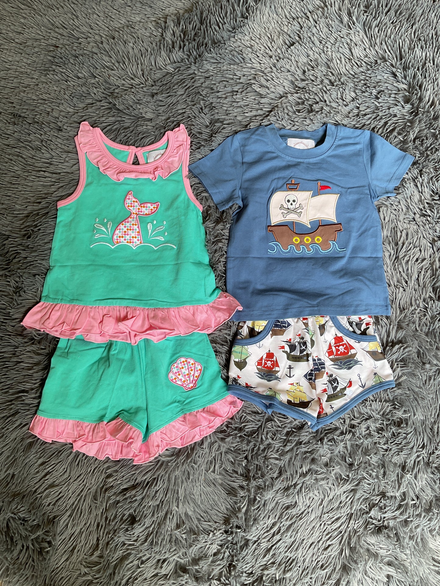 Pirates & Mermaid Short Set