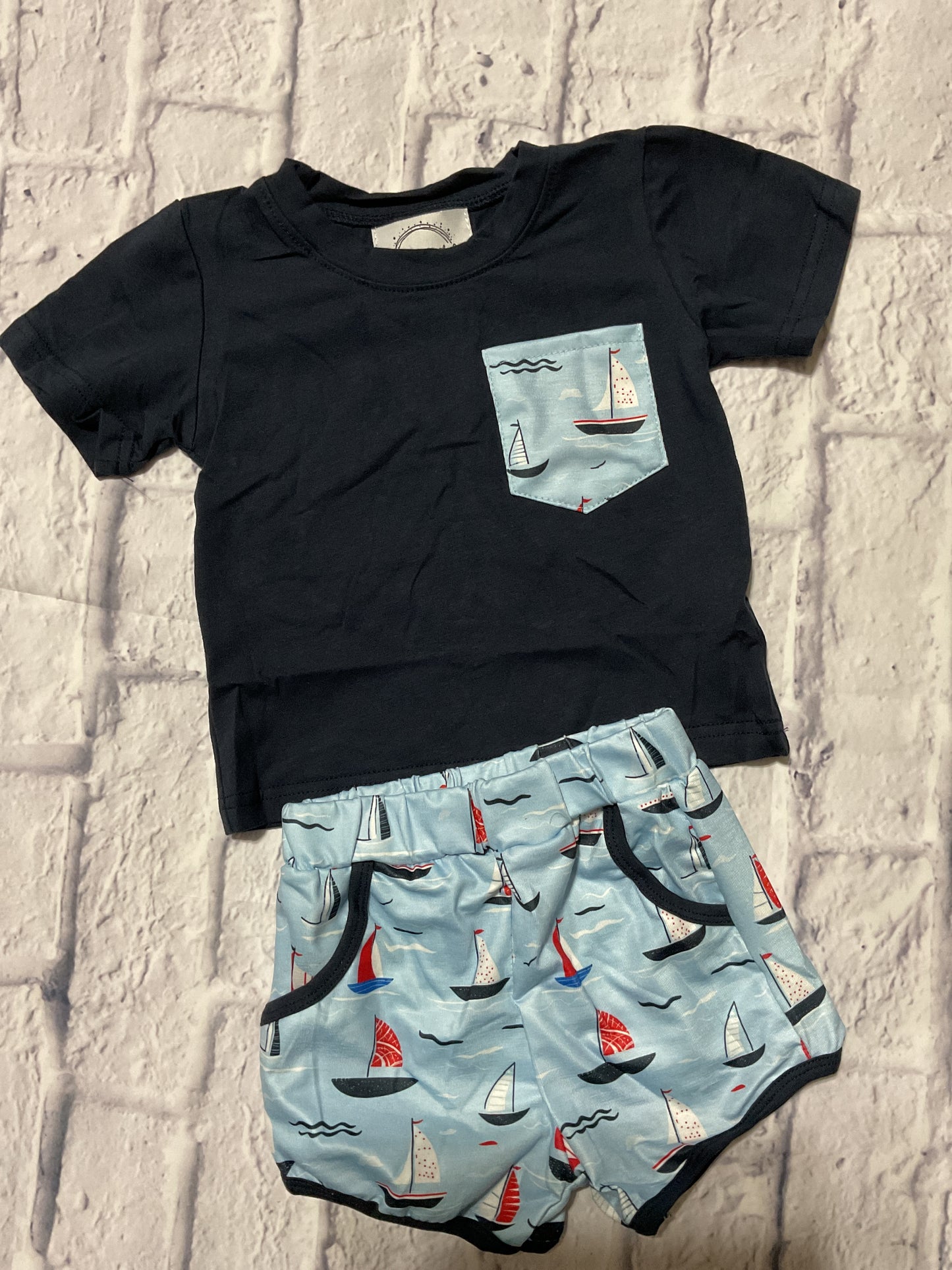 Sailboat Summer Boy Set