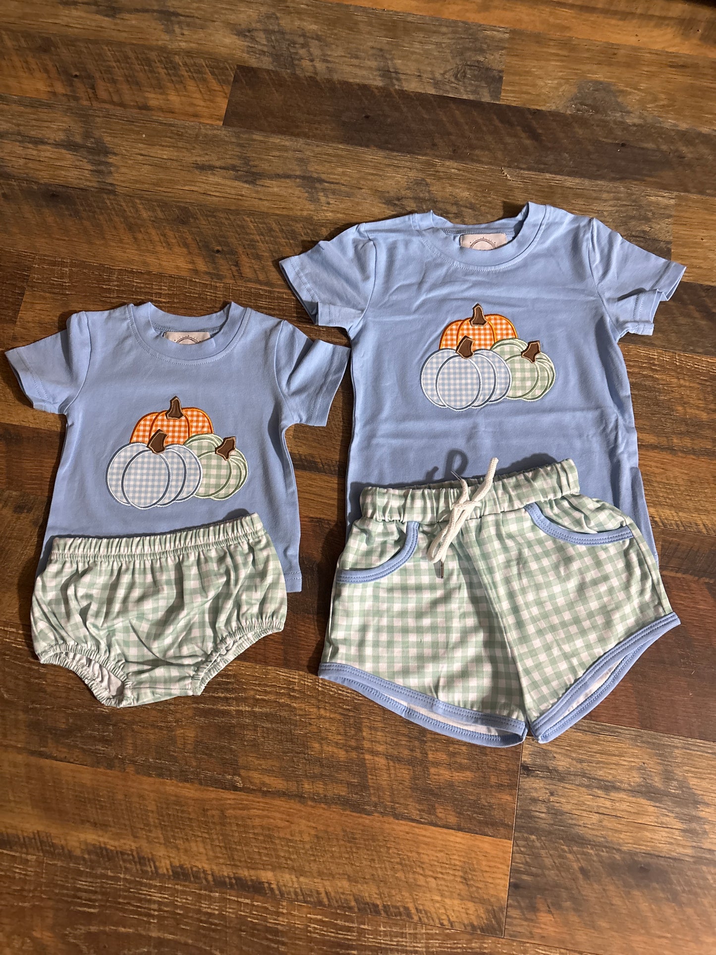 Plaid & Patchy Pumpkin Sibling Collection