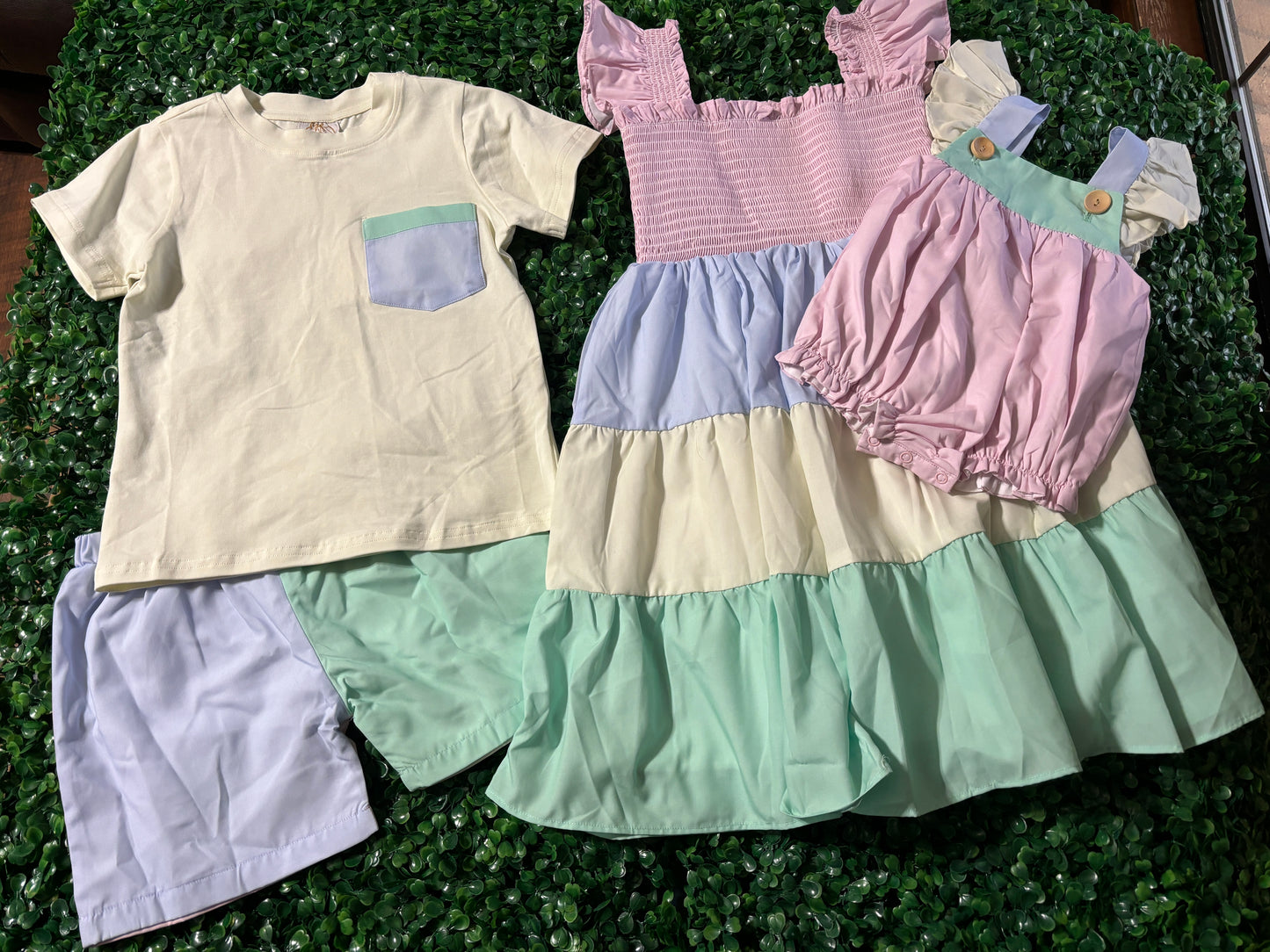 Colorblock Spring Sibling Collection