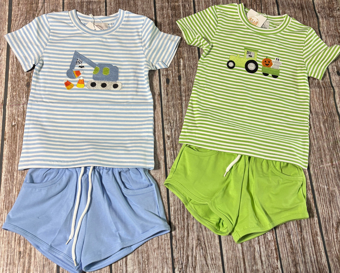 Harvest Haulers Boy Short Sets
