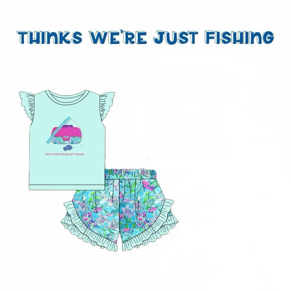 She Thinks We’re Just Fishing Short Set
