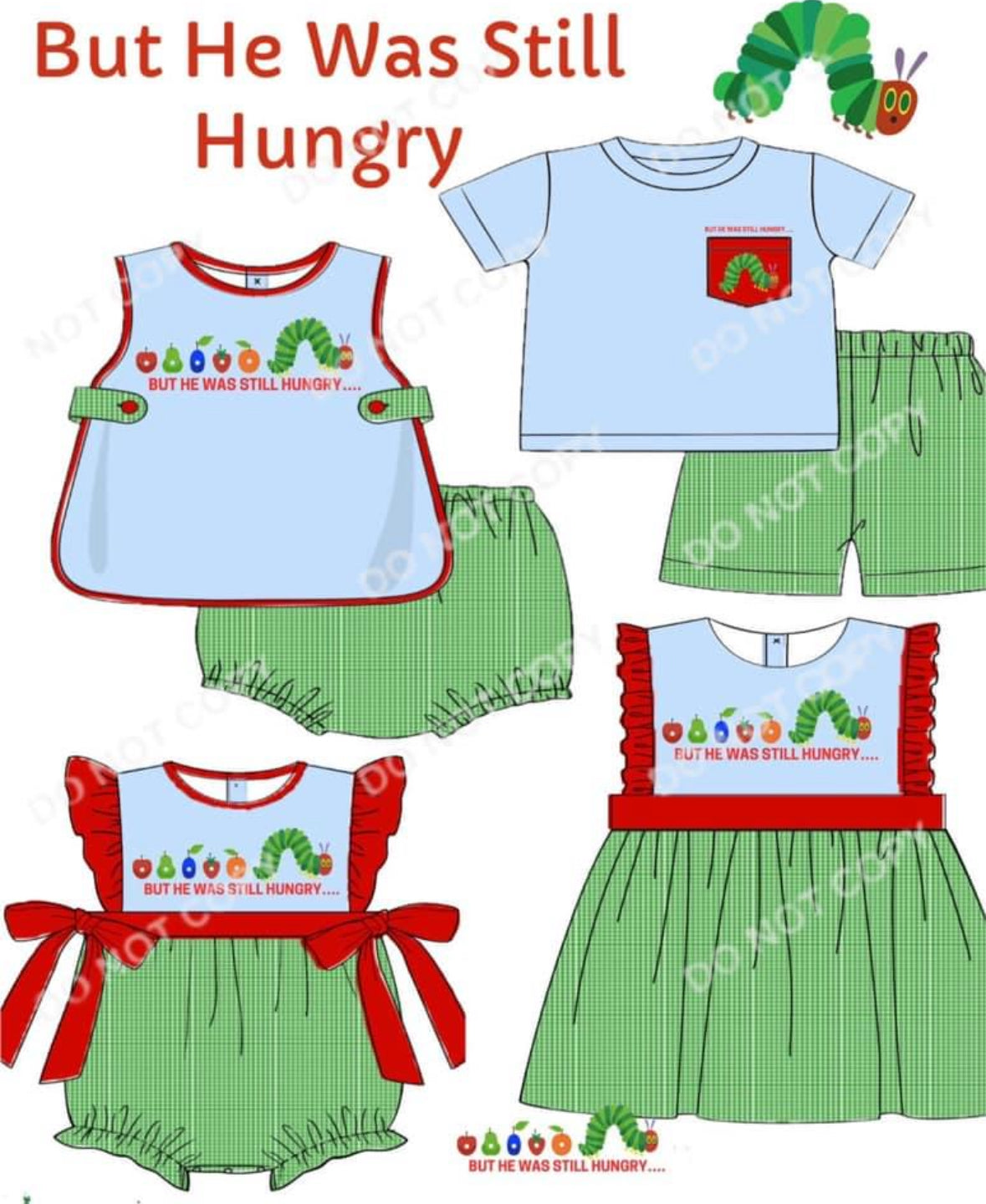 But He Was Still Hungry French Knot Collection