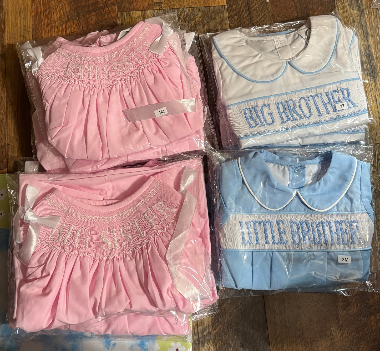 Pastel Smock Sister & Brother Collection