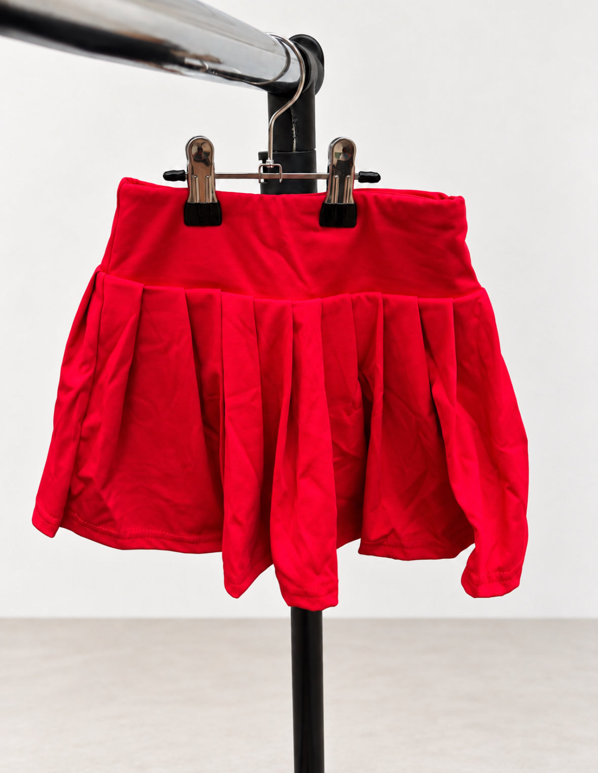Preppy Pleated Girls Athletic Skorts