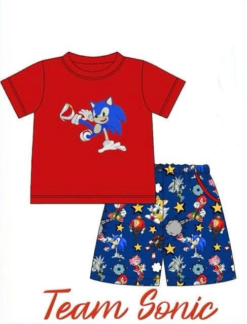 Team Sonic Boy Short Set