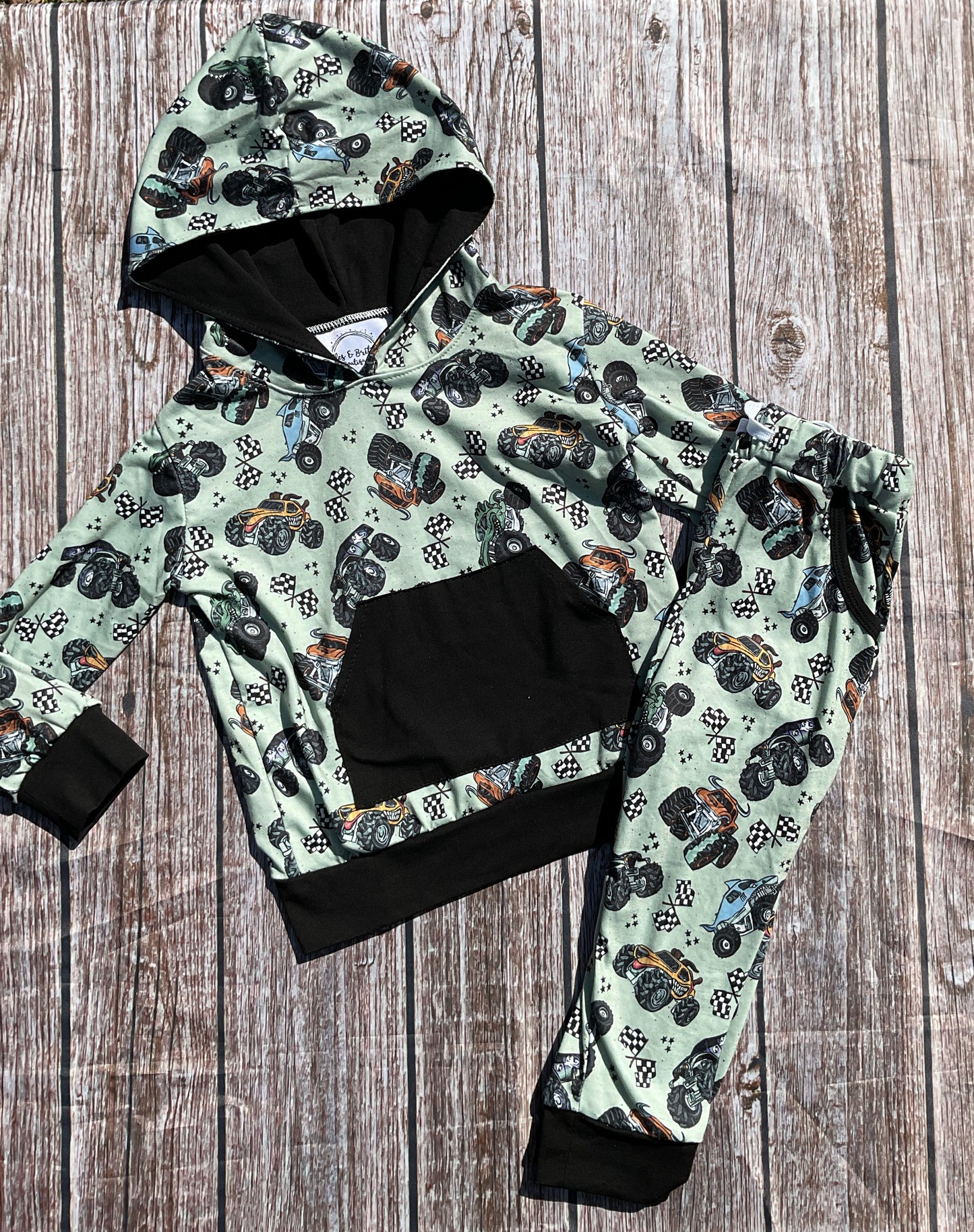 Smashing Into Winter Boy Pants Set