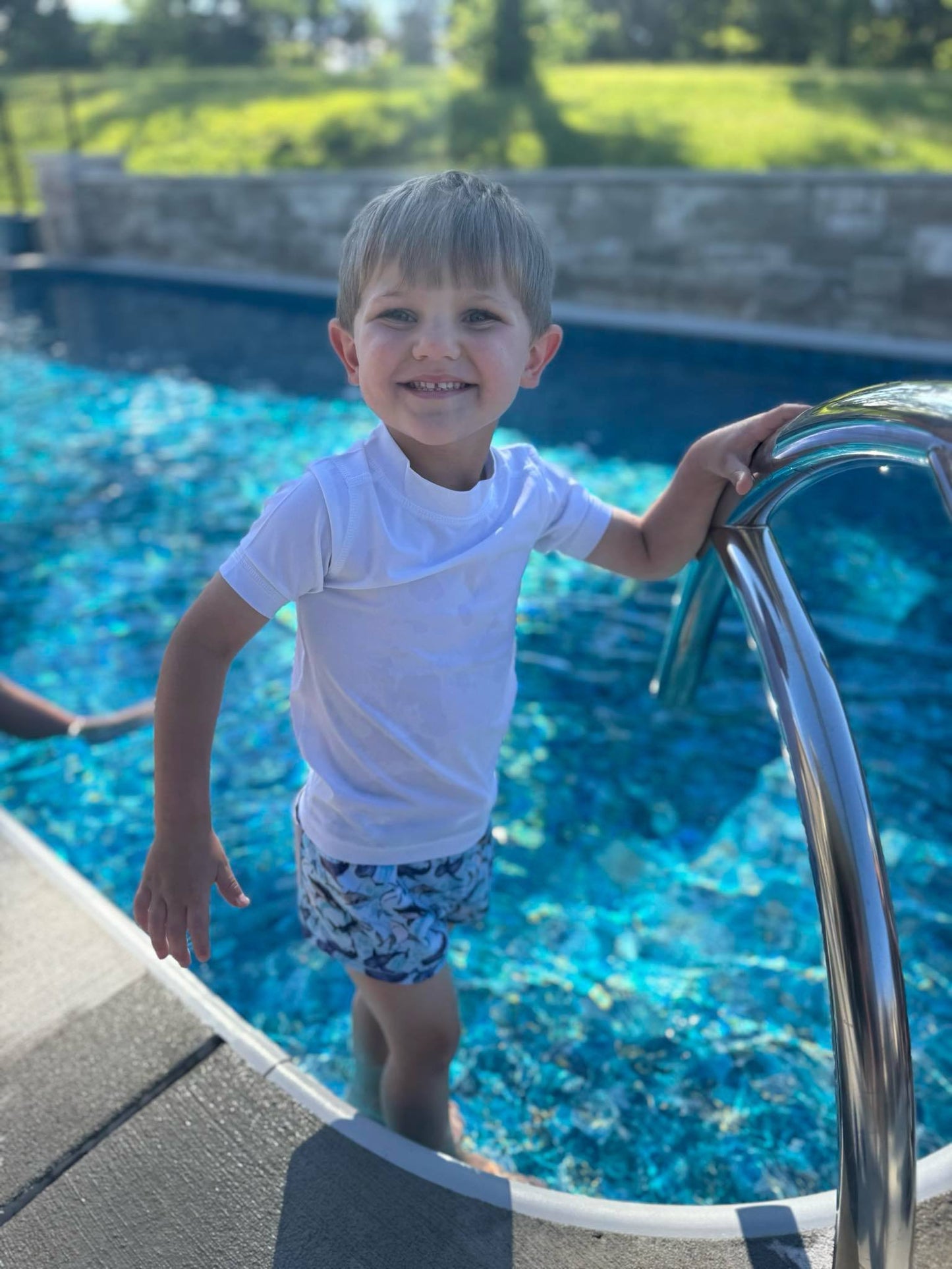 Fins Up For Summer Swim Trunks