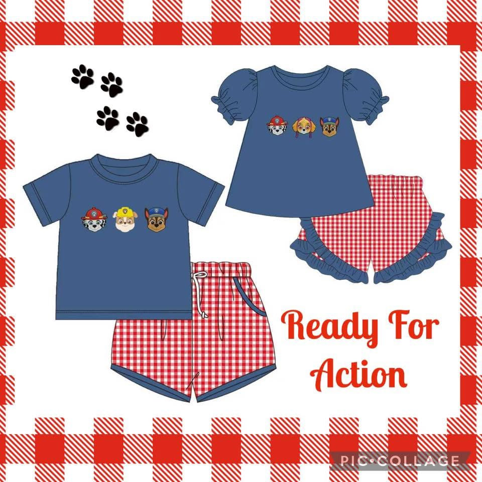 Ready For Action Short Set