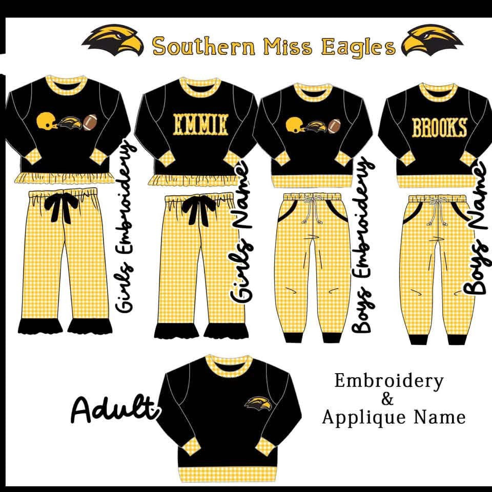 WS PO#80 SOUTHERN MISS GAMEDAY ETA Late December to BBB