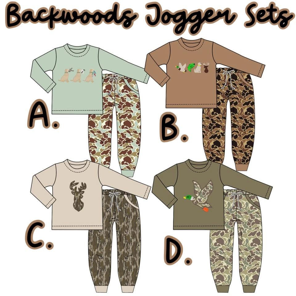 Winter PO#75 Backwoods Jogger Sets ETA Late October to BBB