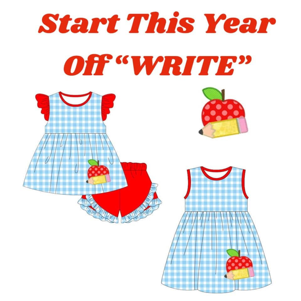 Start The Year Off “Write” Short Set
