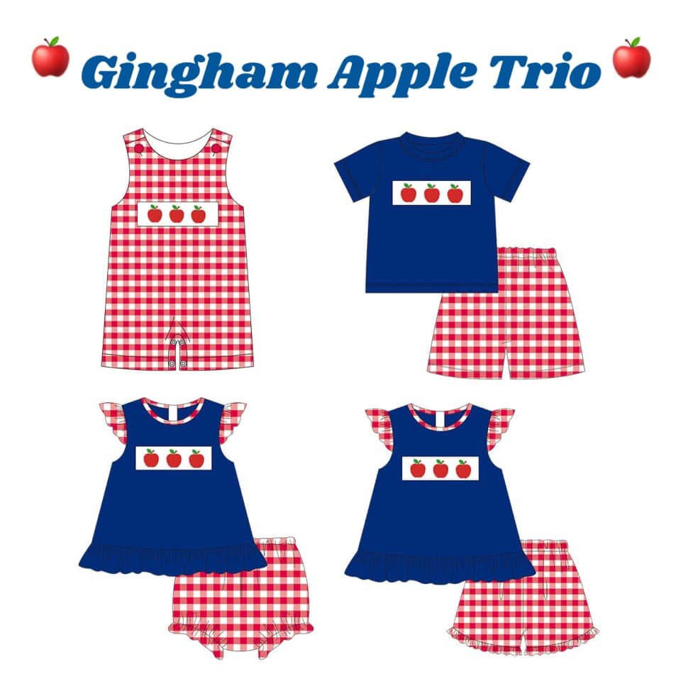 Gingham Apple Trio Collection