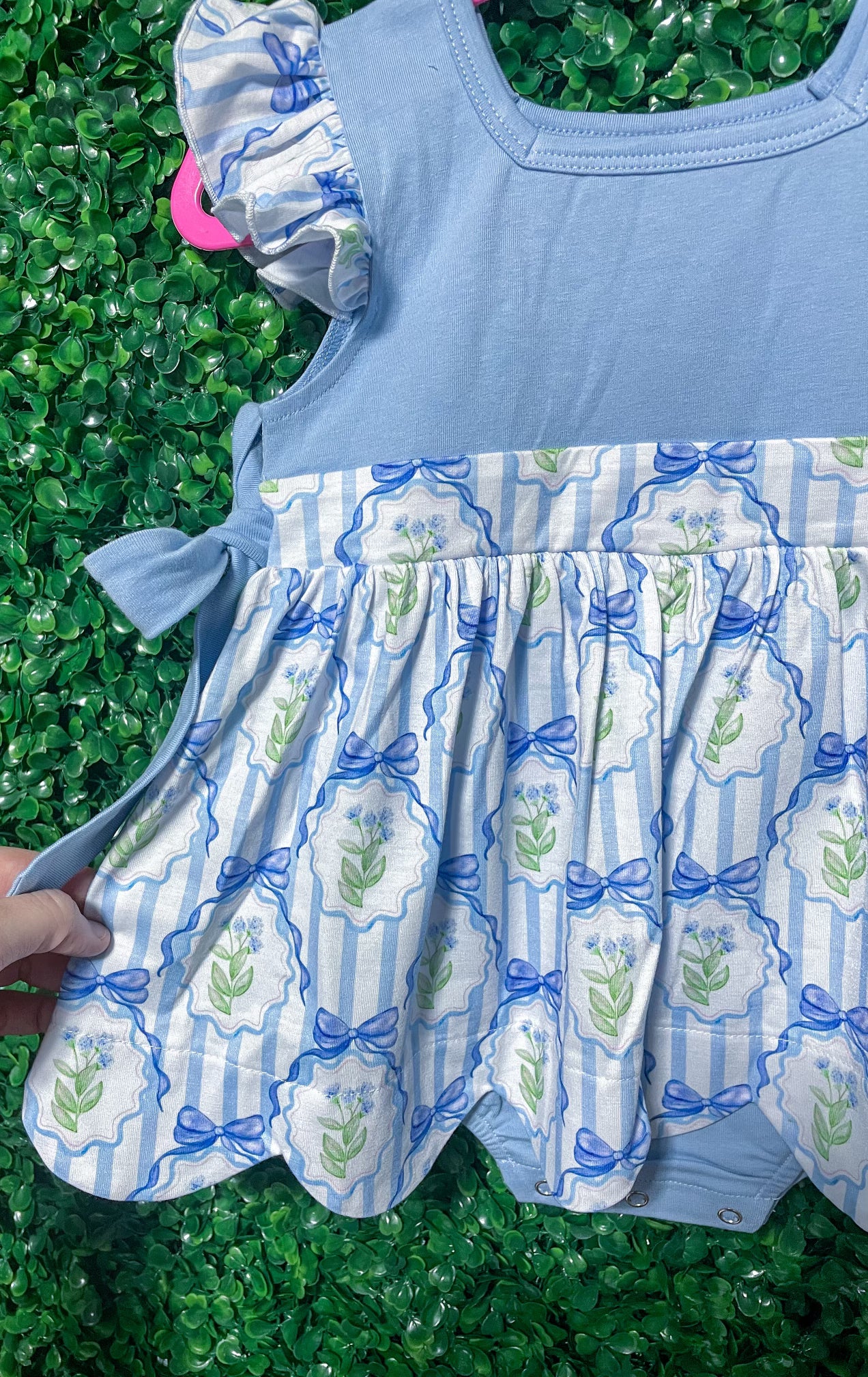 Blue Bow Floral Sister Collection