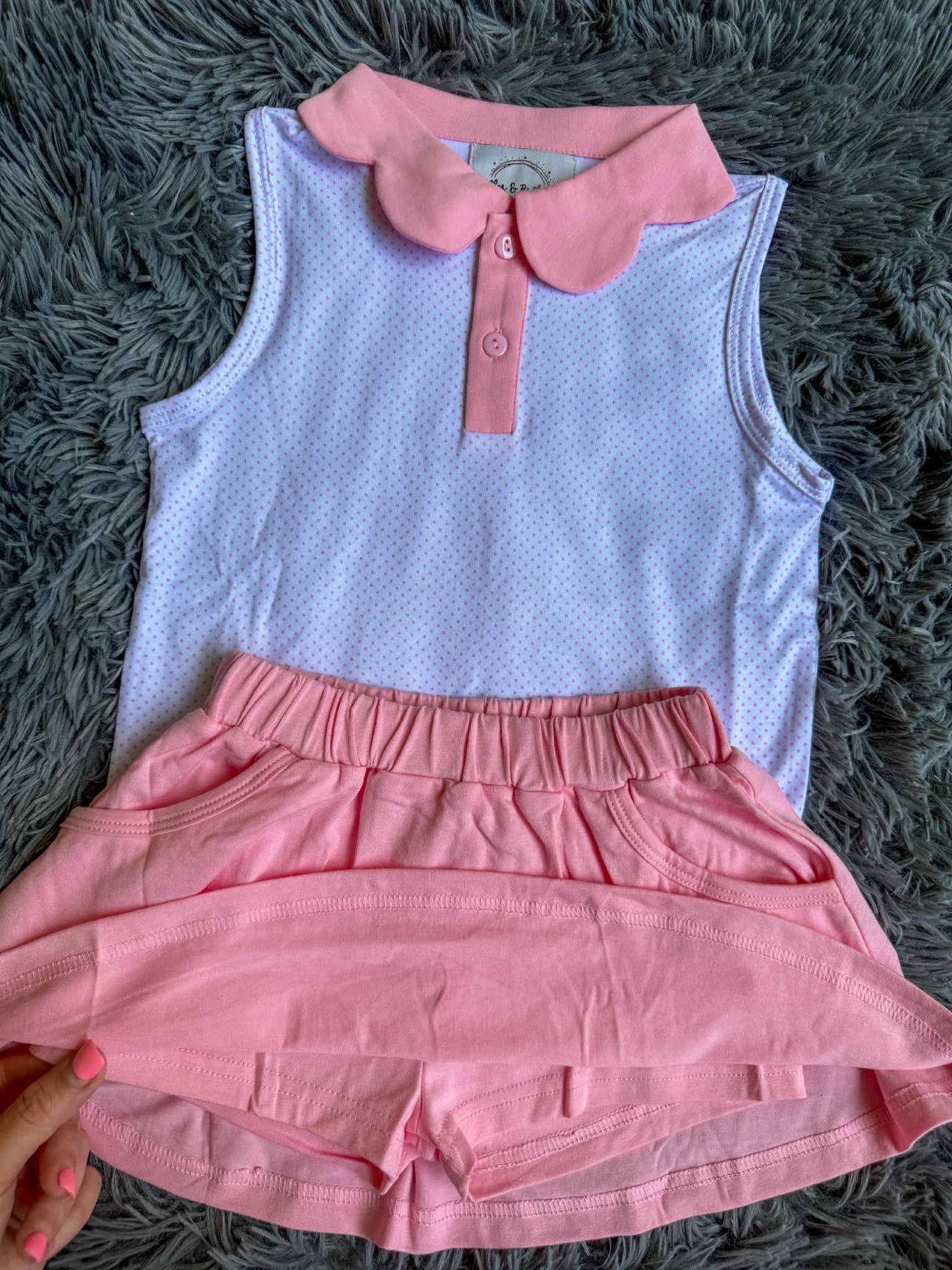 Bitty Dot Delight Skort Set