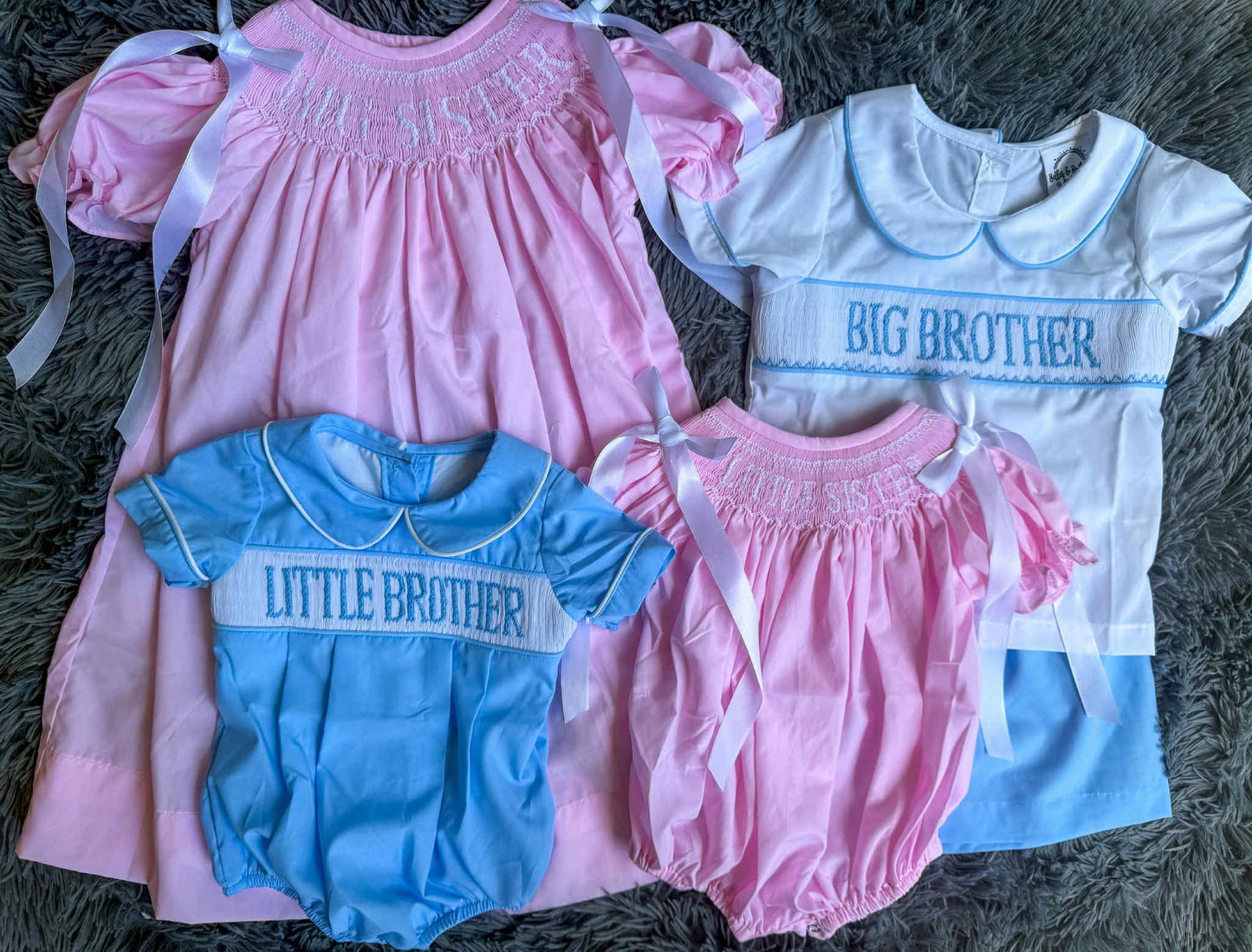 Pastel Smock Sister & Brother Collection