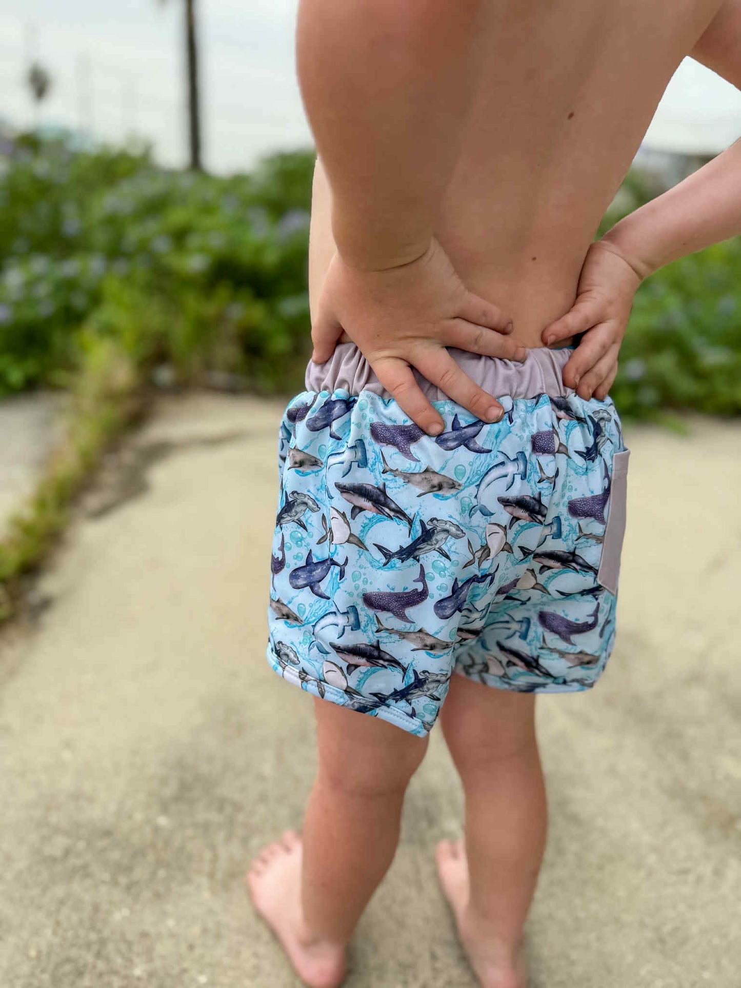 Fins Up For Summer Swim Trunks