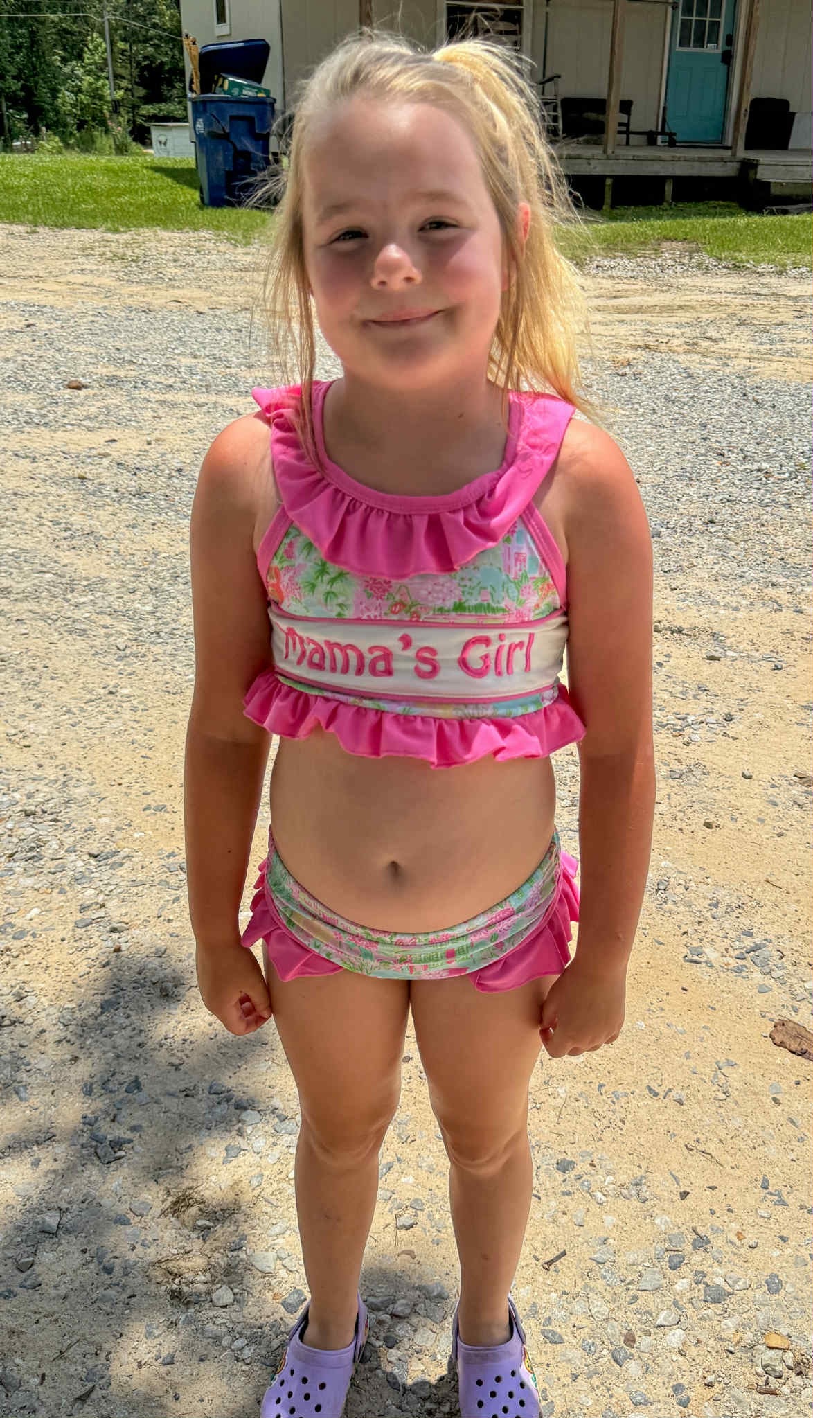 Mama’s Girl Embroidery Swim