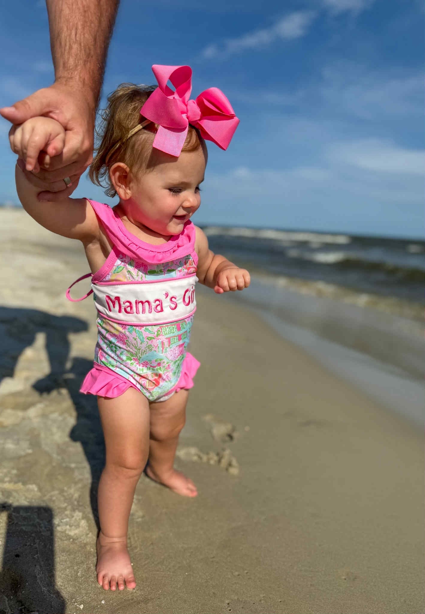 Mama’s Girl Embroidery Swim