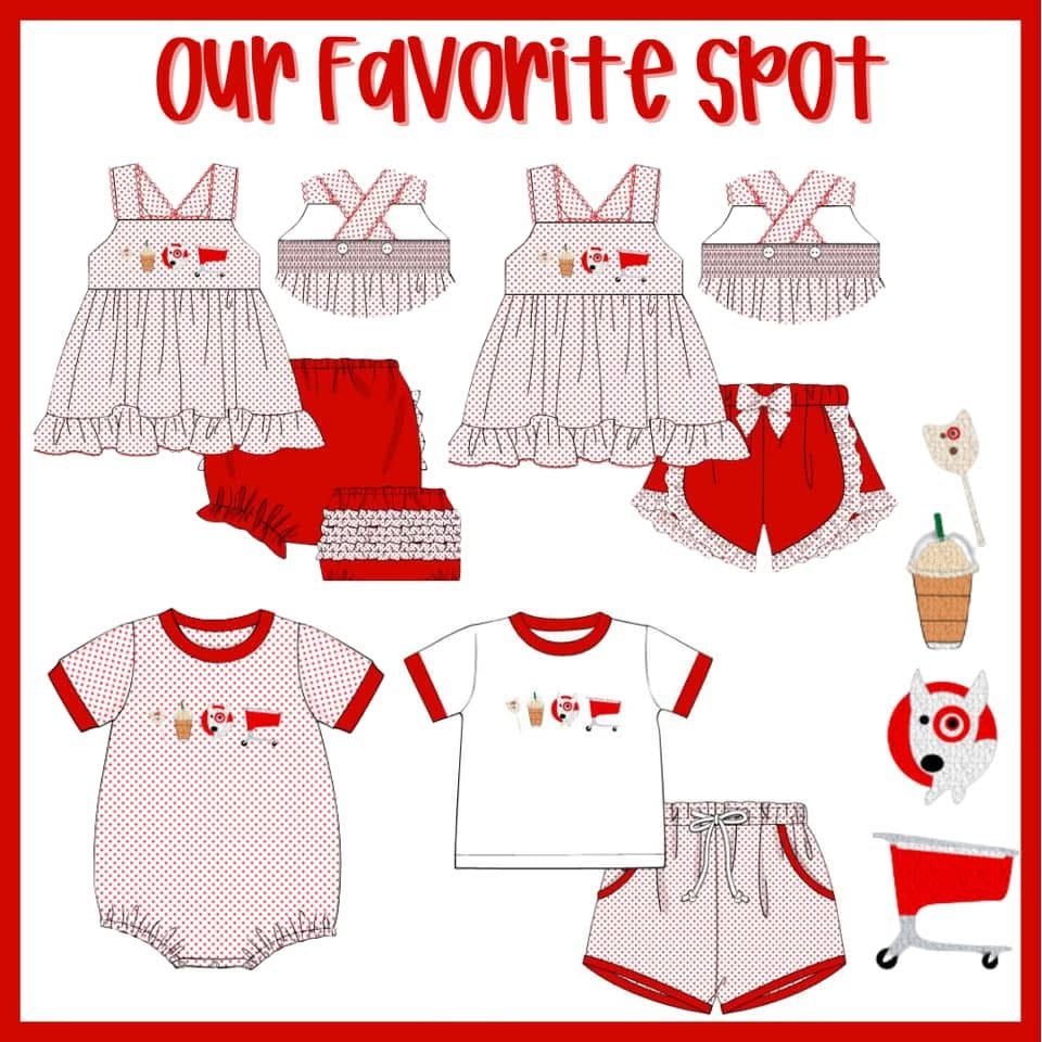 Special Collection #46 Our Favorite Spot French Knot Girl Bloomer