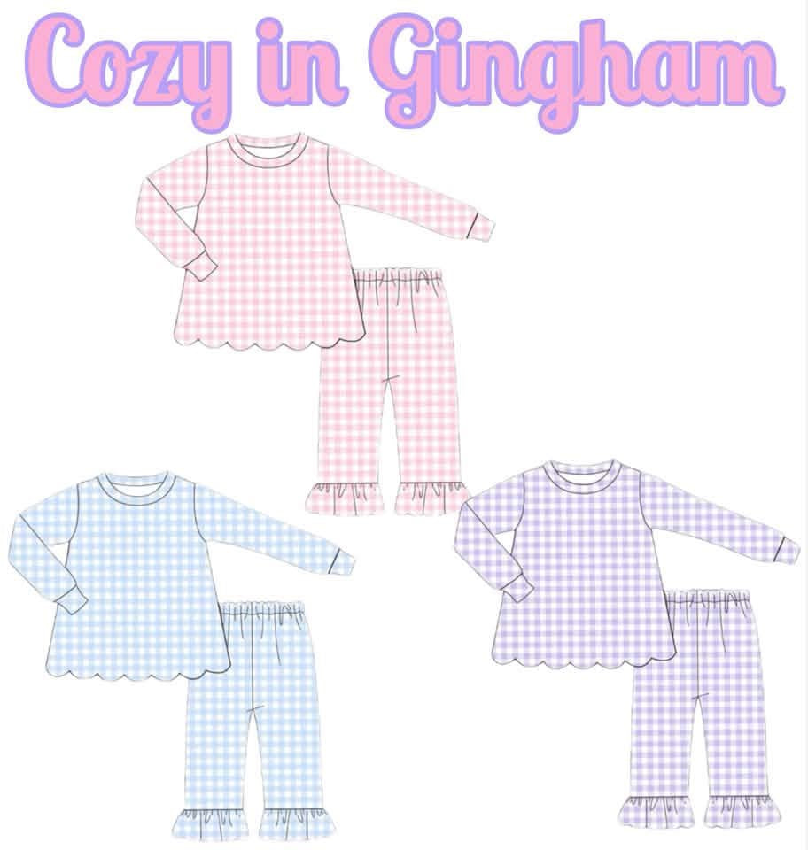 WS PO#34 Cozy In Gingham ETA January to BBB