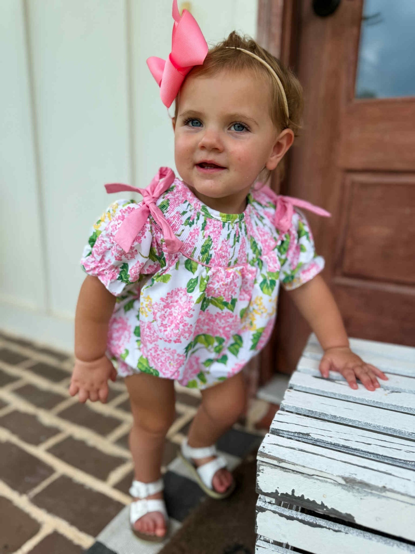 Hydrangea Blossom Sister Collection Machine Smocked