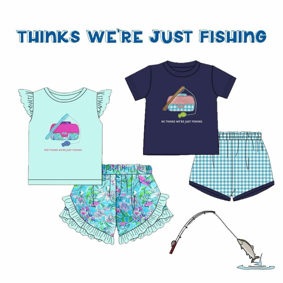 She Thinks We’re Just Fishing Short Set