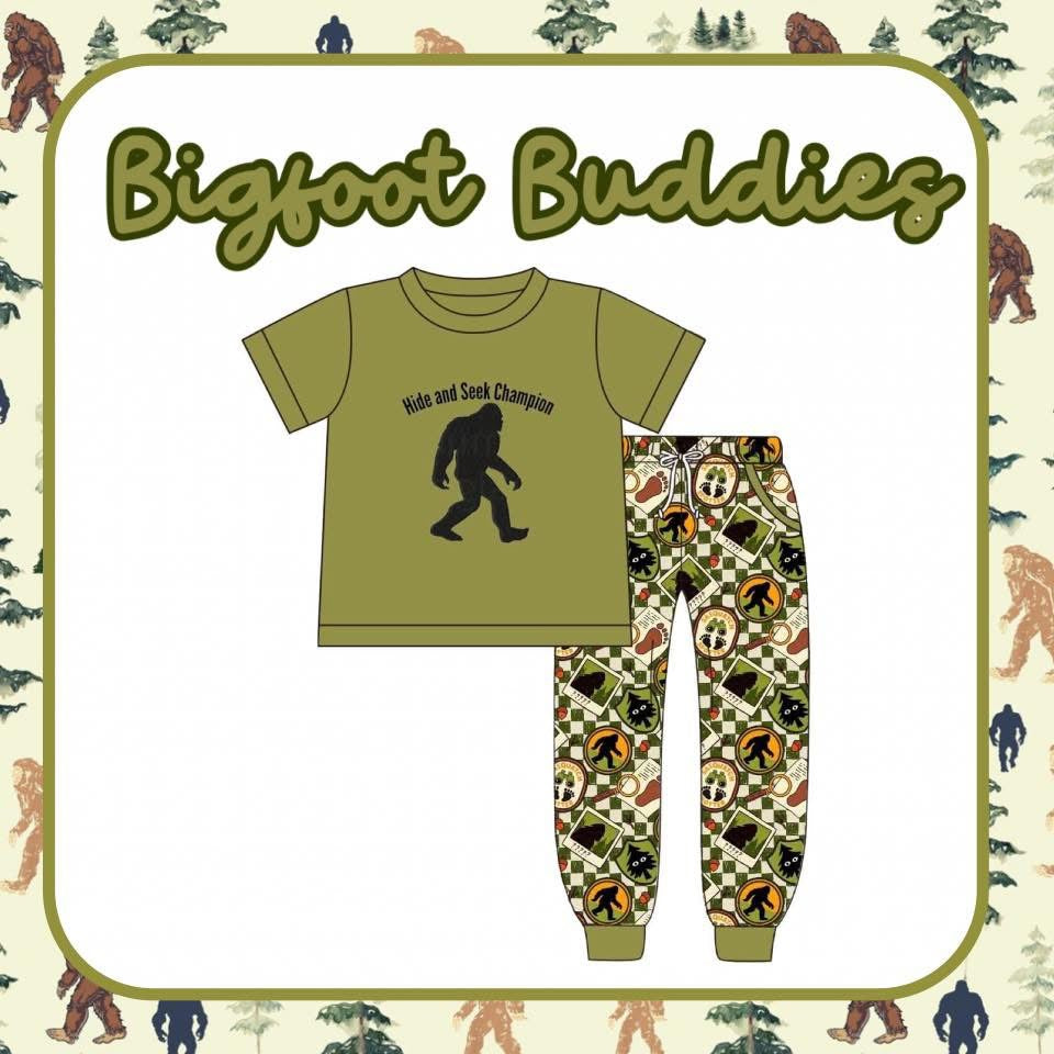 Bigfoot Buddies Boys Hide & Seek Champion Pant Set