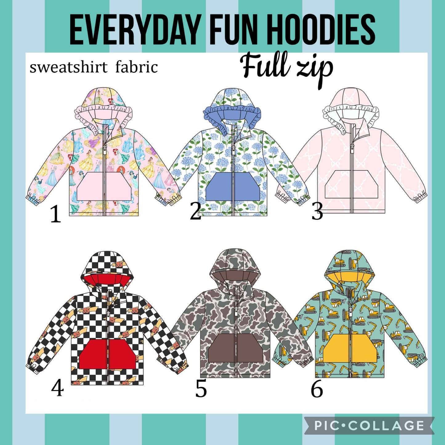 WS PO#34.5 Everyday Fun Hoodies ETA Late December to B&BB