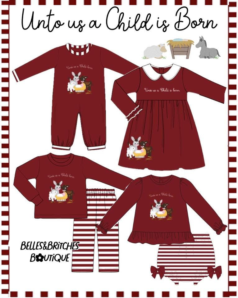 WS PO#39 Unto Us A Child Is Born ETA Early November to B&BB