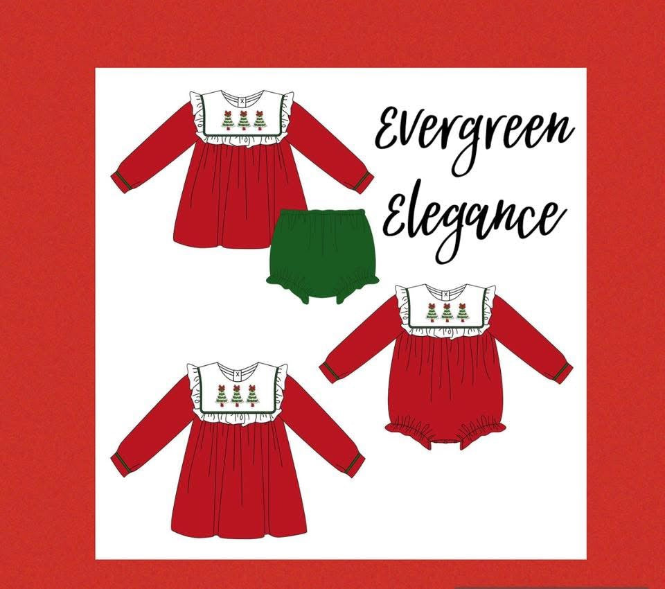 Evergreen Elegance Bloomer Set