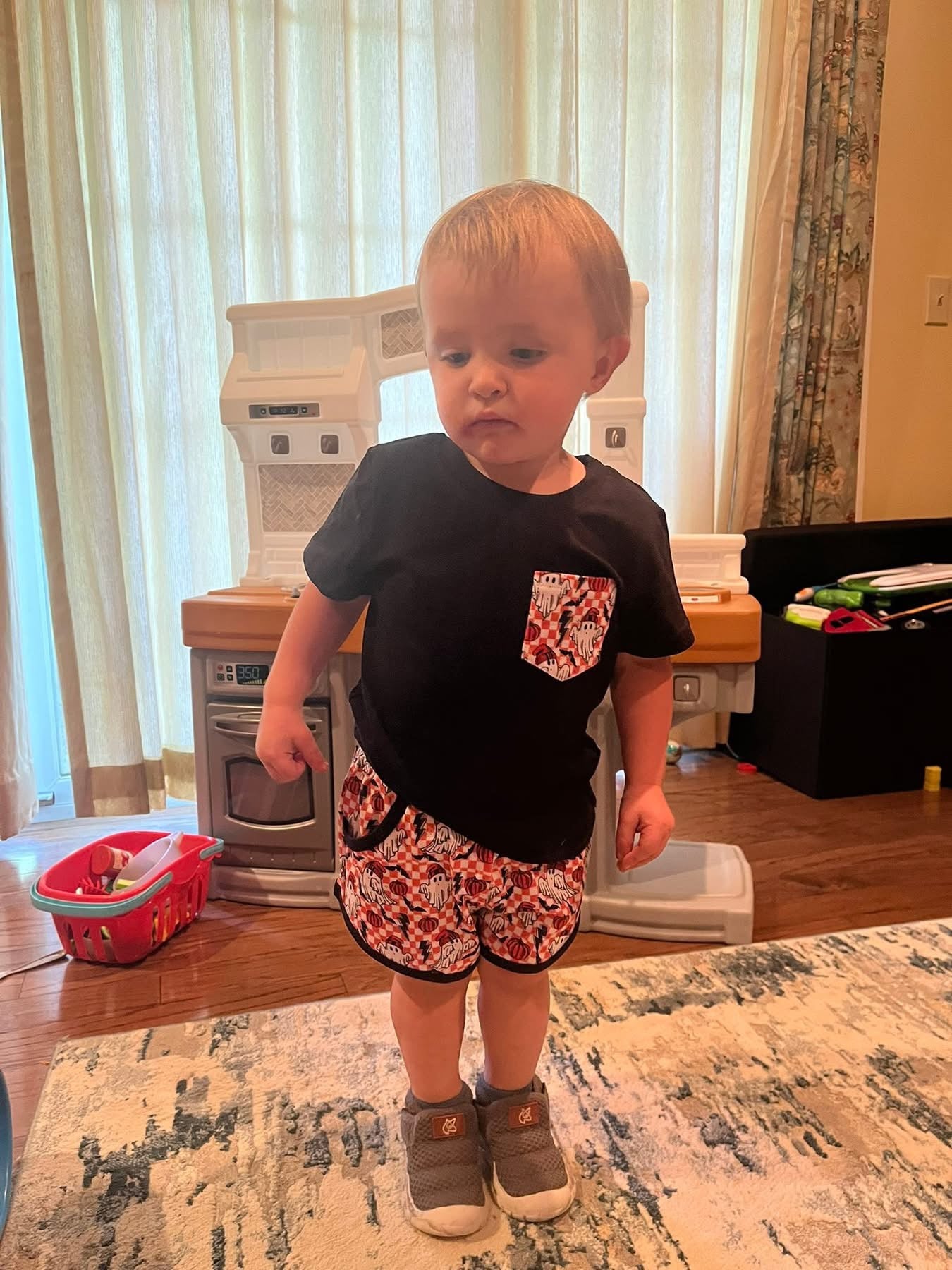 One Spooktacular Kid Boy Short Set