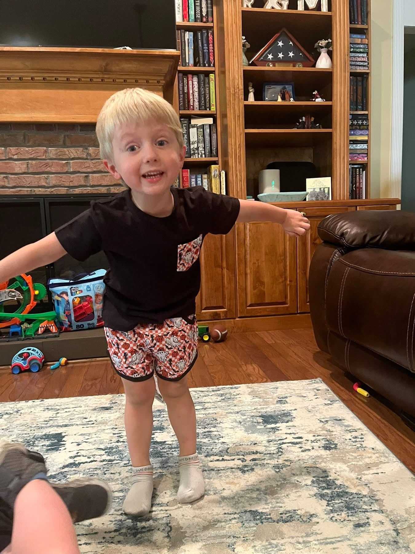One Spooktacular Kid Boy Short Set