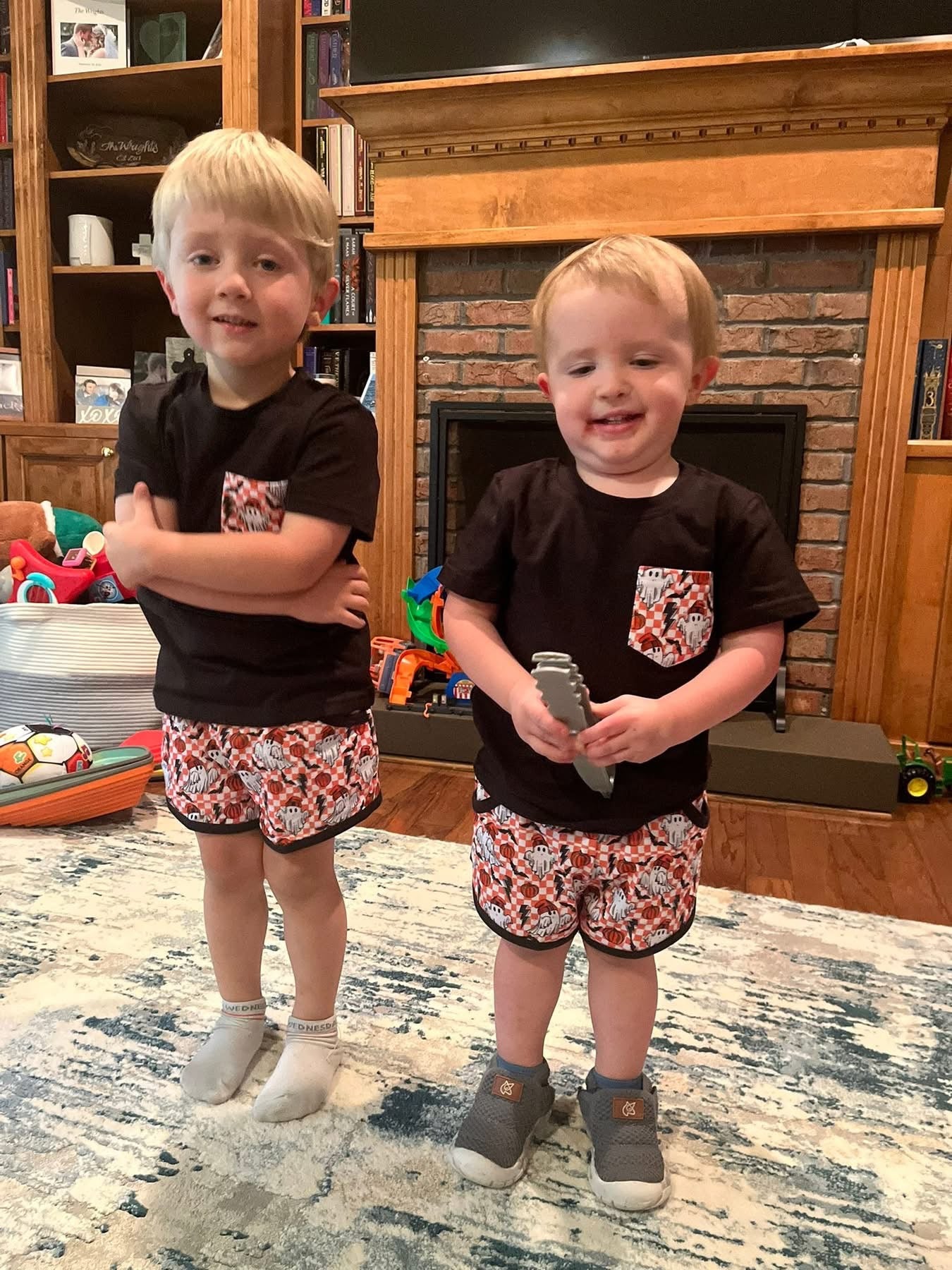 One Spooktacular Kid Boy Short Set