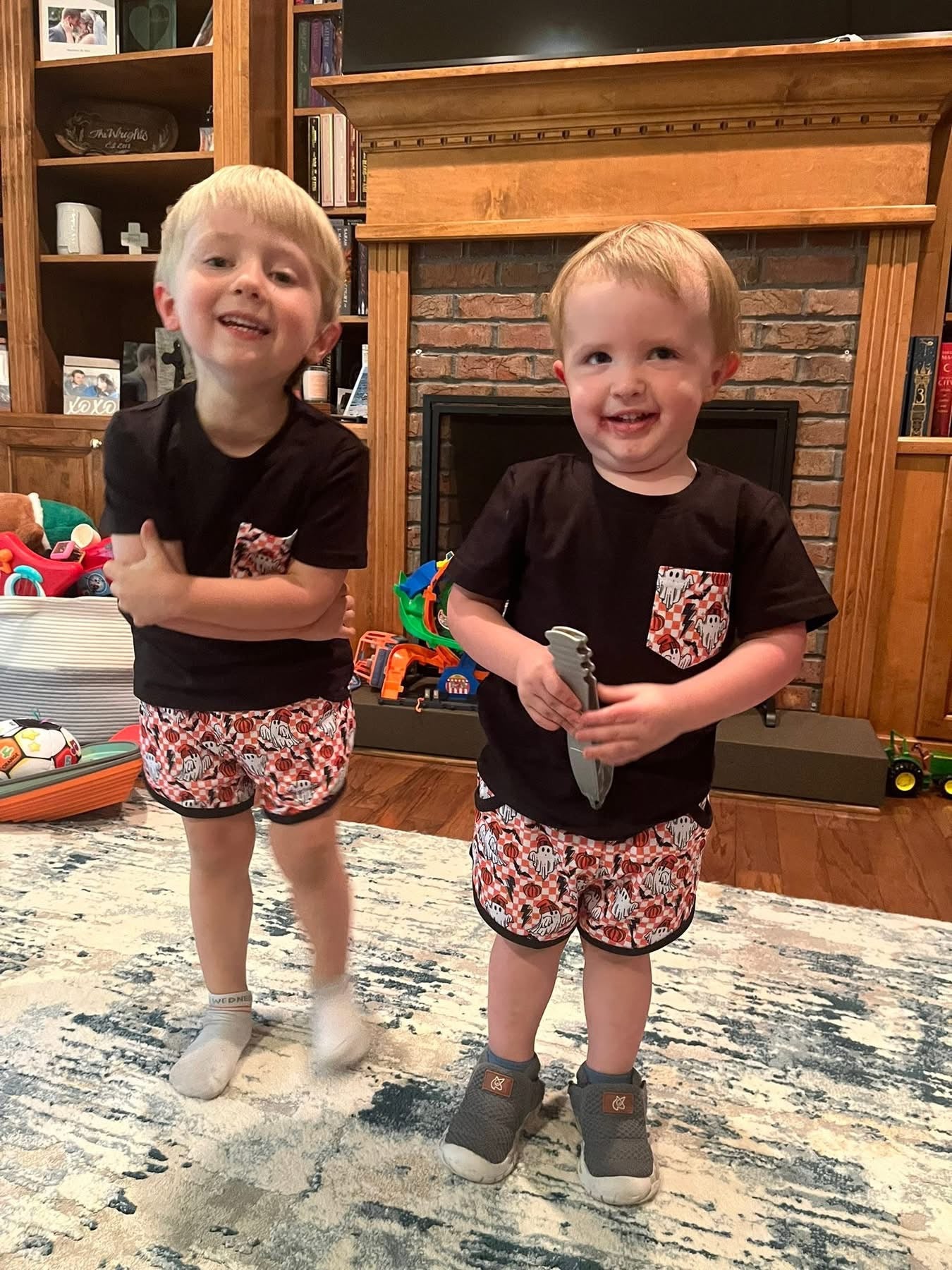 One Spooktacular Kid Boy Short Set