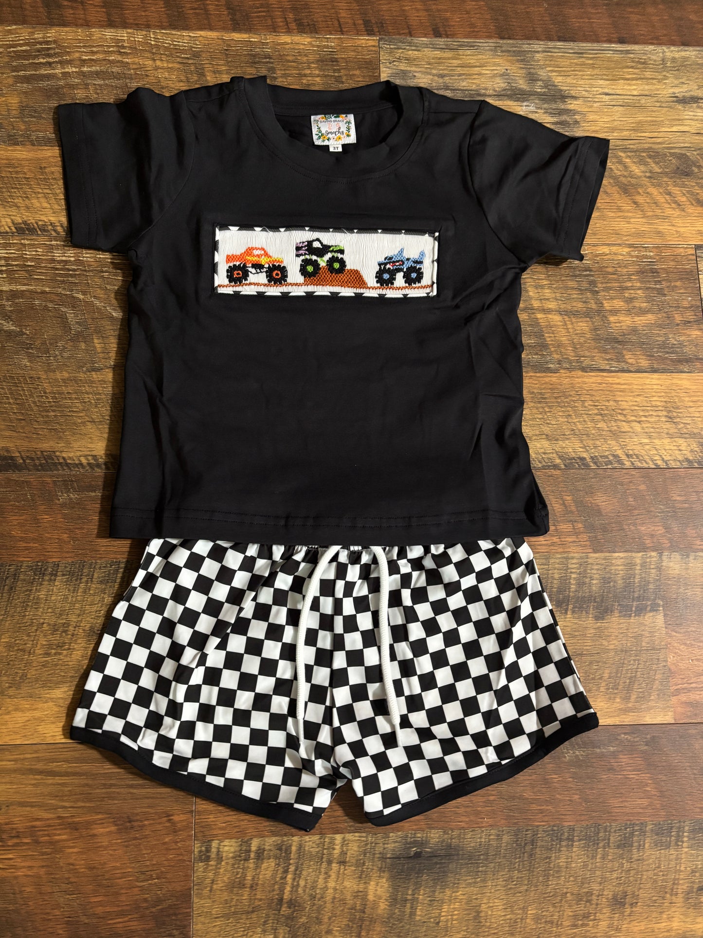 Smashing & Crashing Smock Short Set