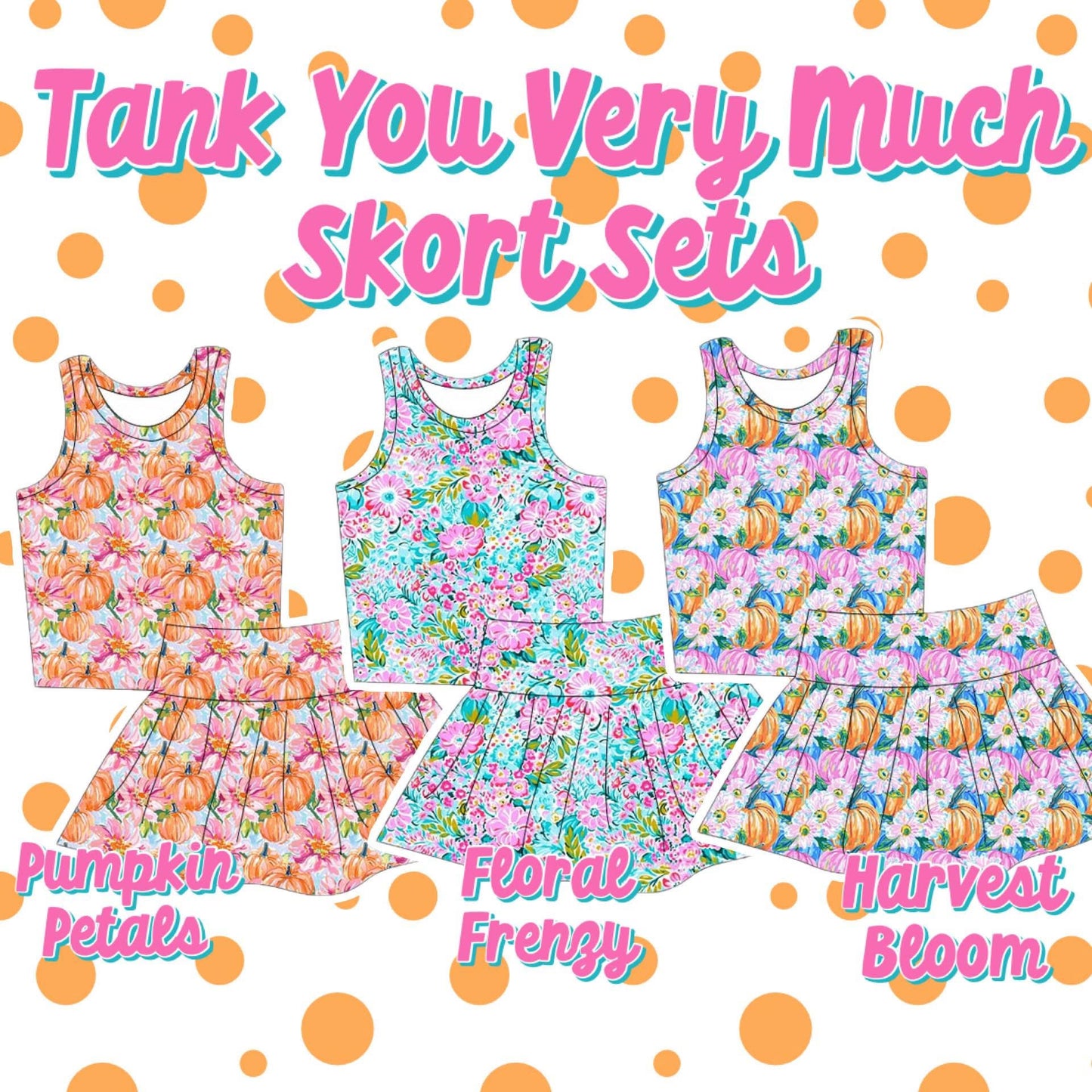 Tank You Very Much Skort Set