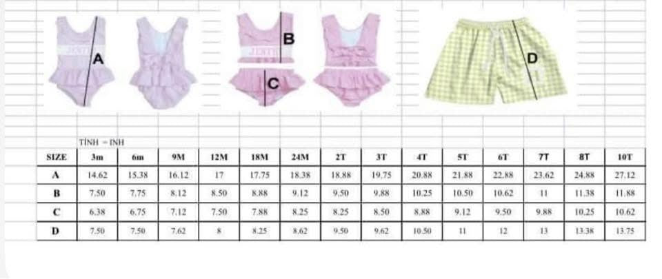 WS PO#51 Seersucker Name Smock Swim ETA April to BBB