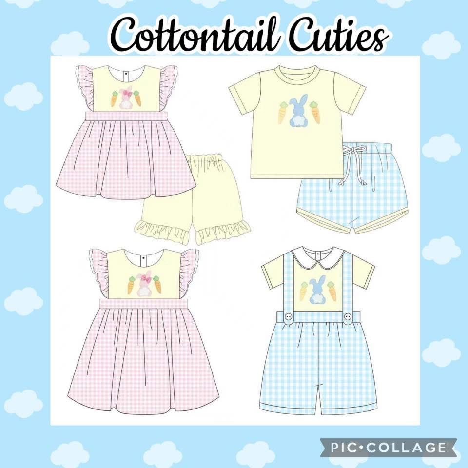 Cottontail Cuties Boy Short Set
