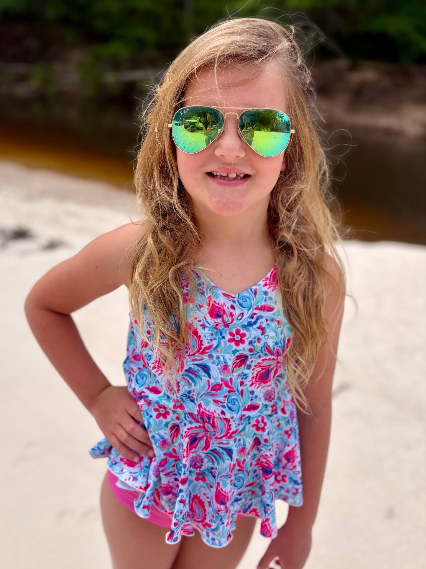 Tropical Paisley 2pc Tankini Swim