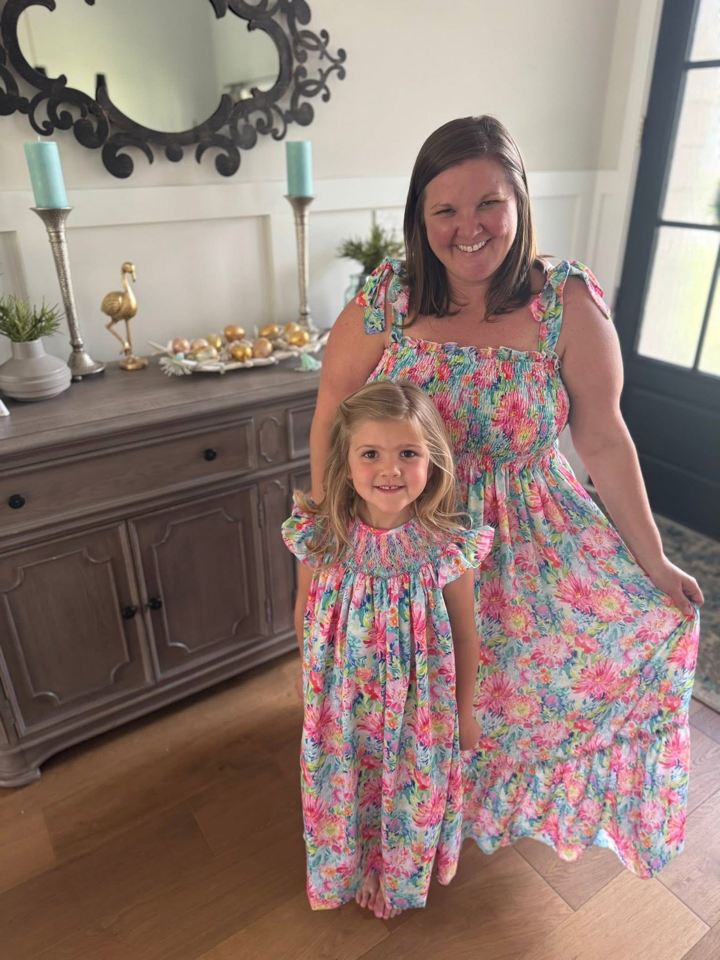 Floral Delight Smock Mommy & Me