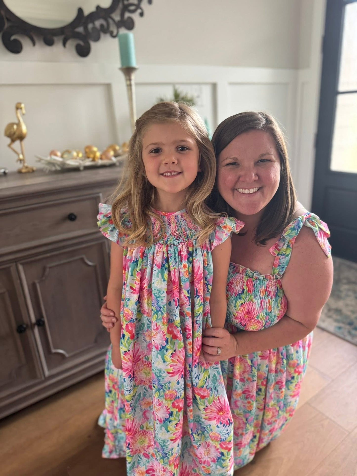Floral Delight Smock Mommy & Me