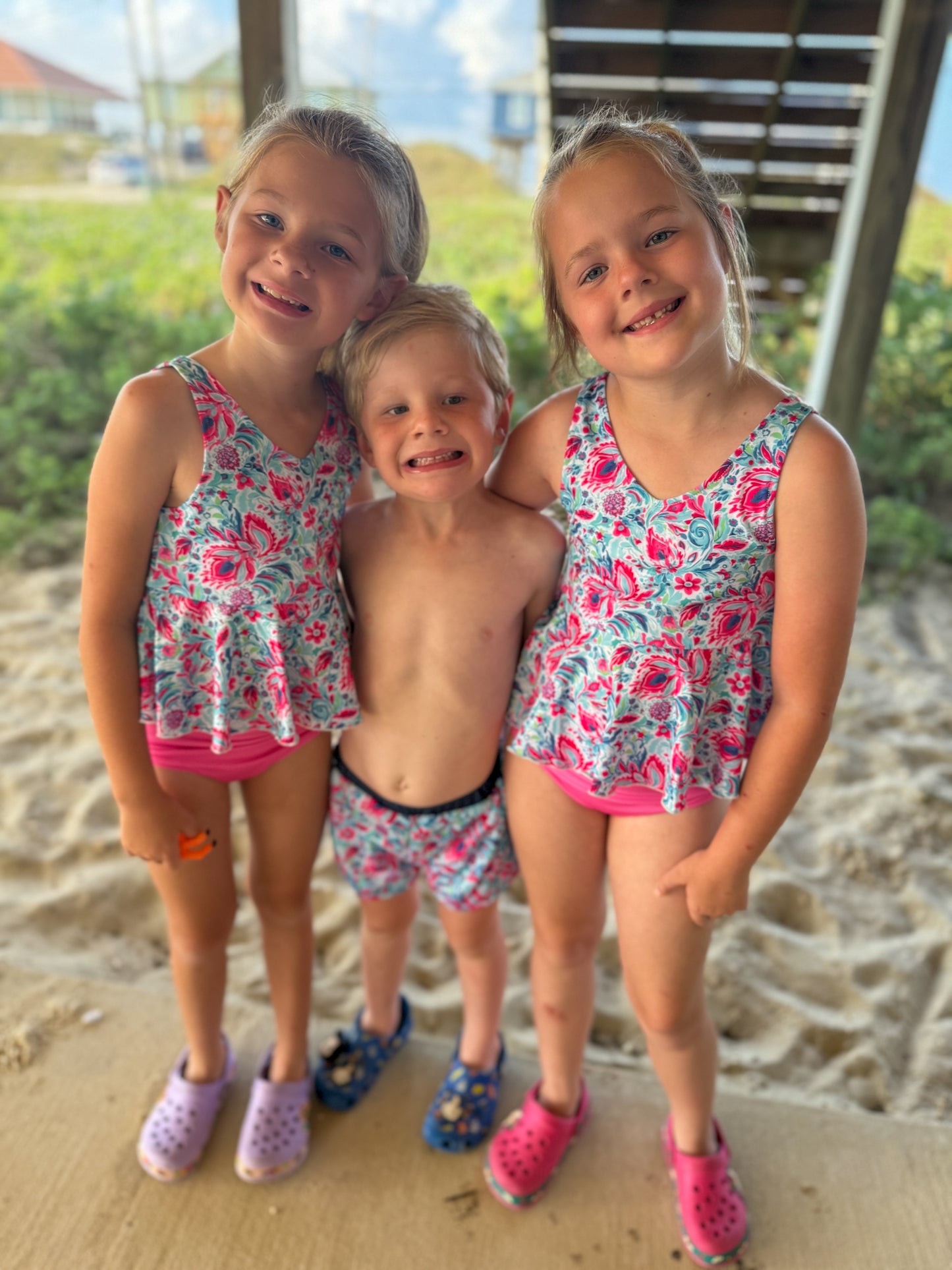 Tropical Paisley 2pc Tankini Swim