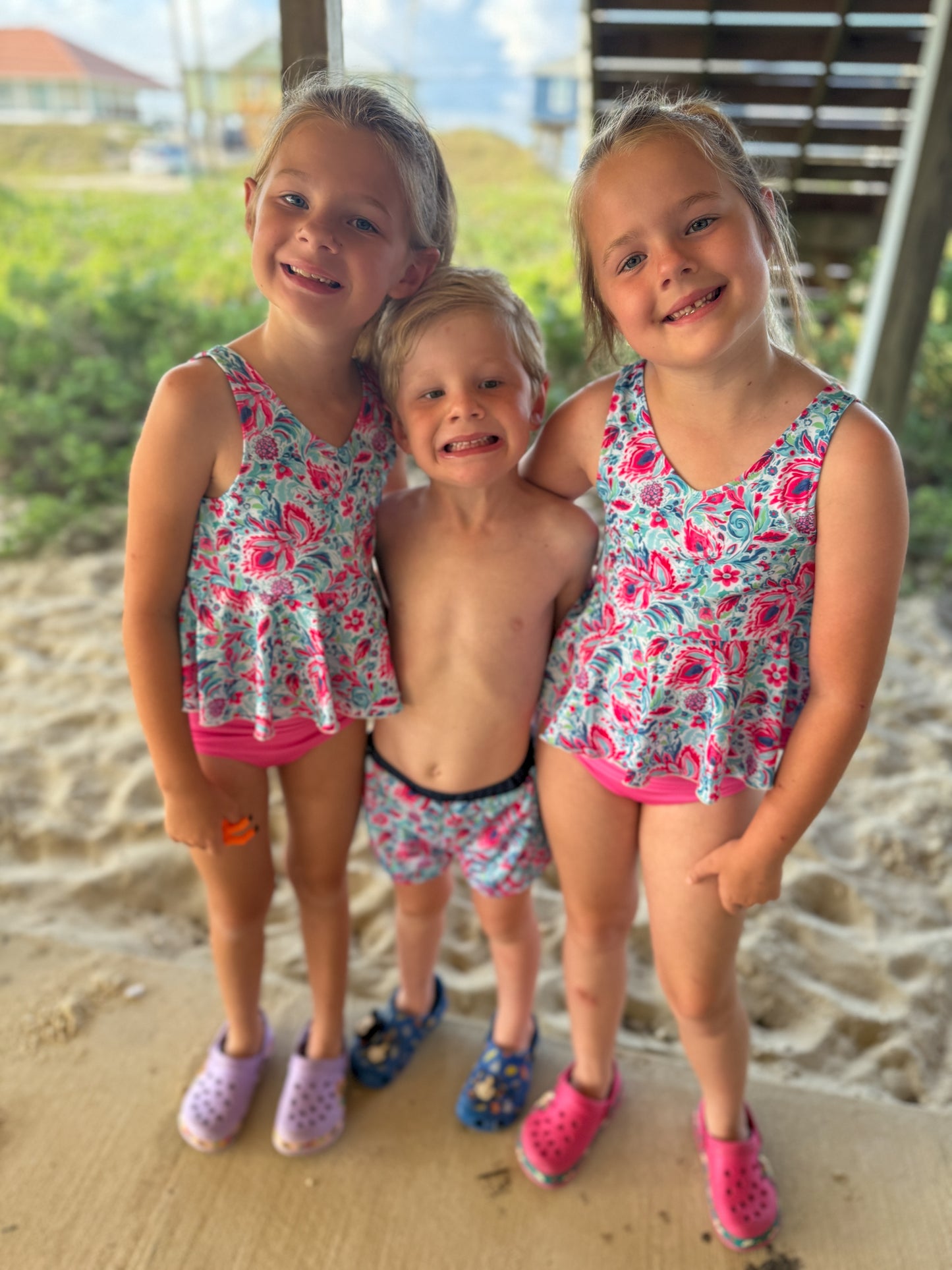 Tropical Paisley 2pc Tankini Swim